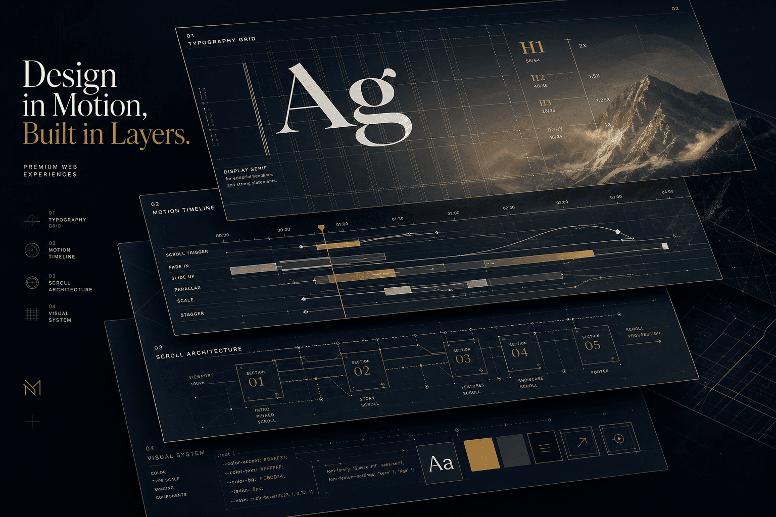 Anatomy of a $25K Brand Website: How I Prompted Scroll, Type, and Motion Decisions