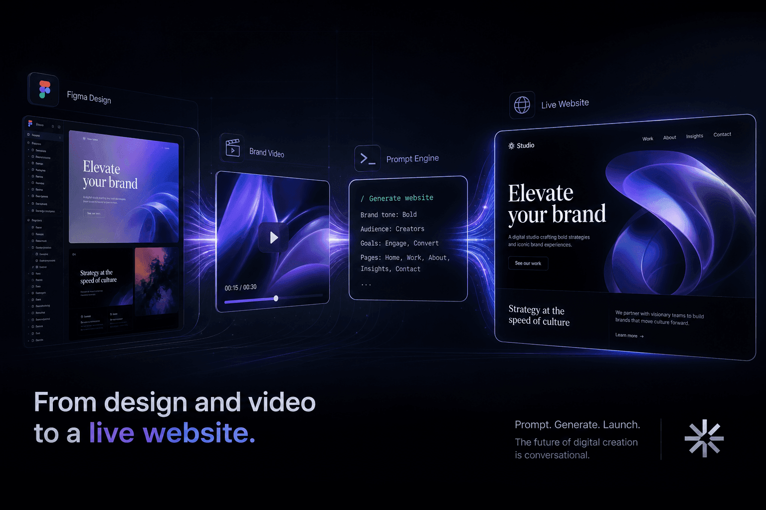 From a Figma Export and a Brand Video to a Live Site Using Only Prompts