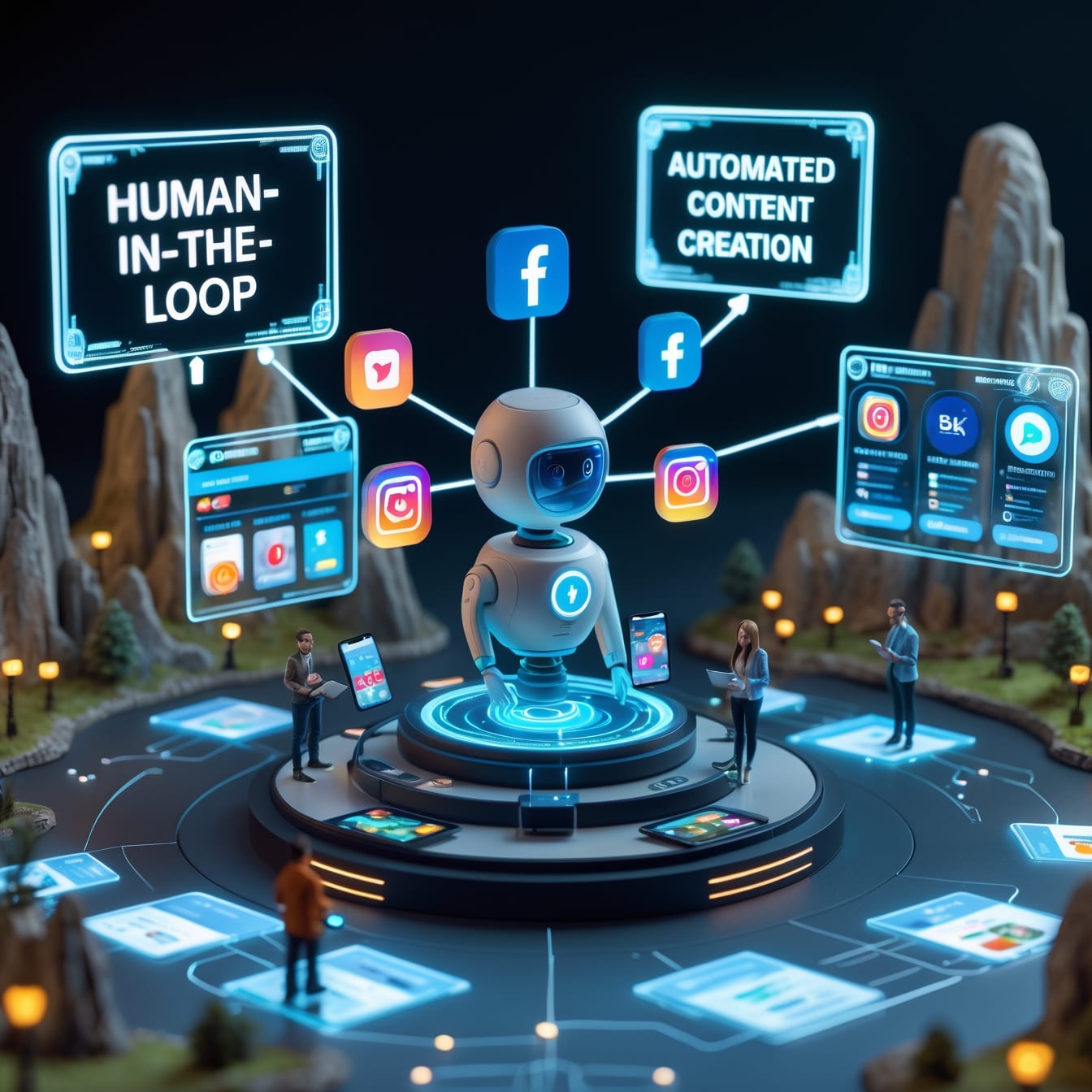 Automated Social Media Content Manager
