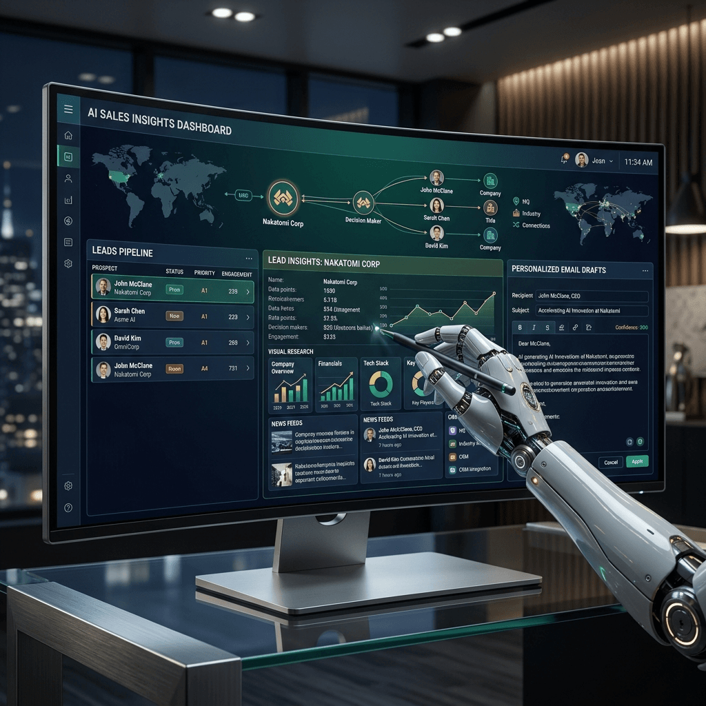 Self-Improving AI Sales Agent v1