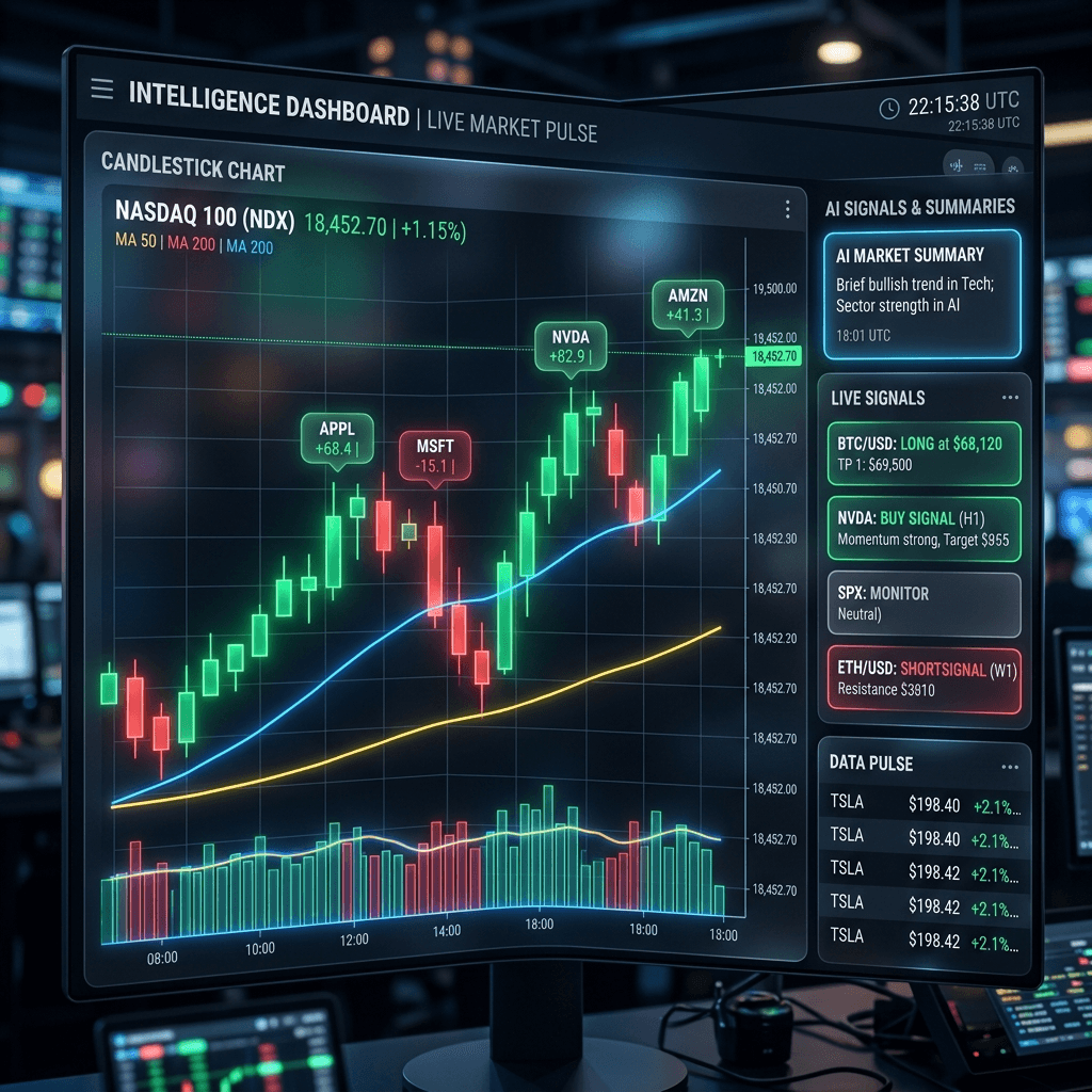 Live Stock Analysis & Reporting Dashboard