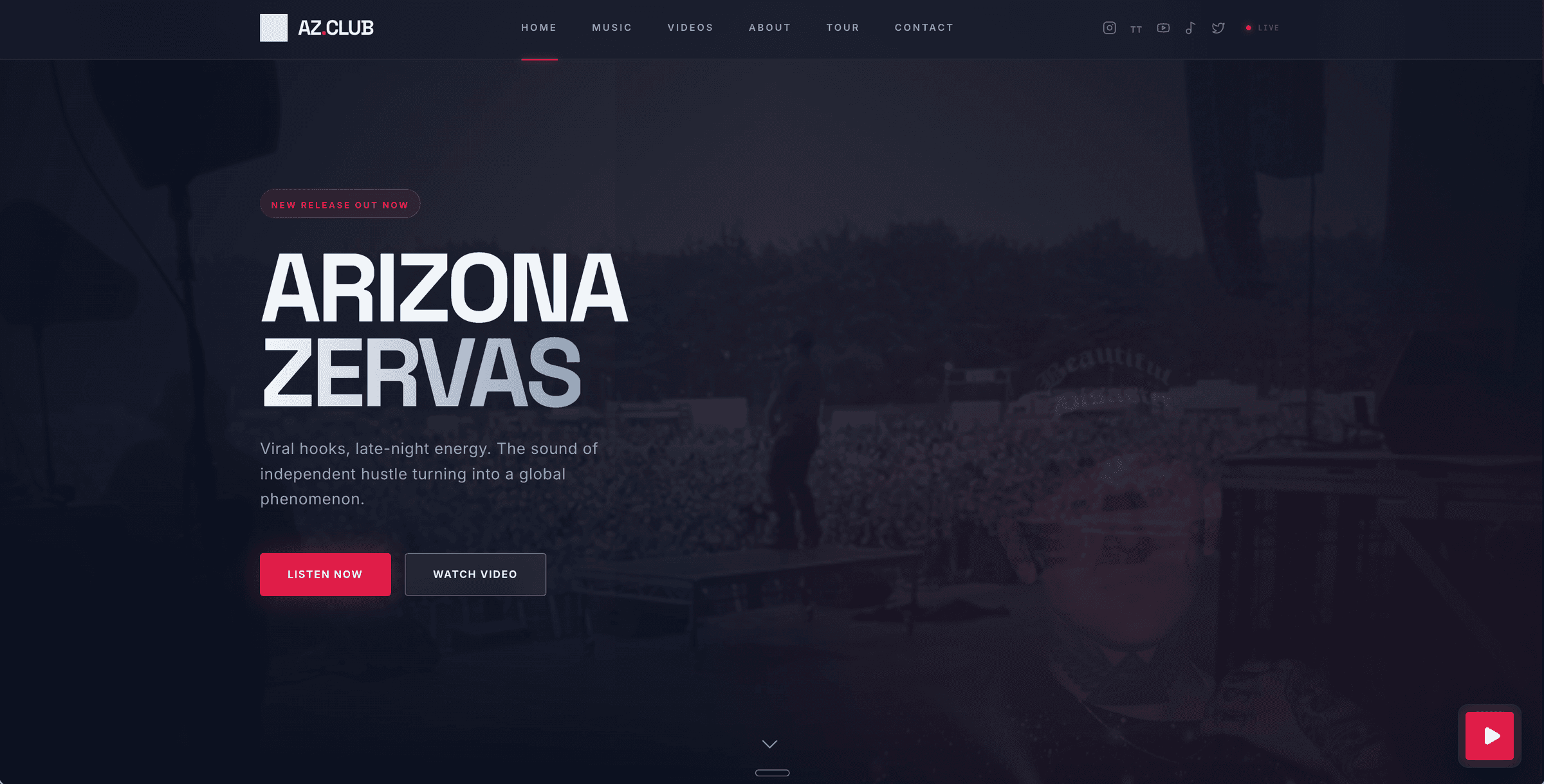 Arizona Zervas website preview