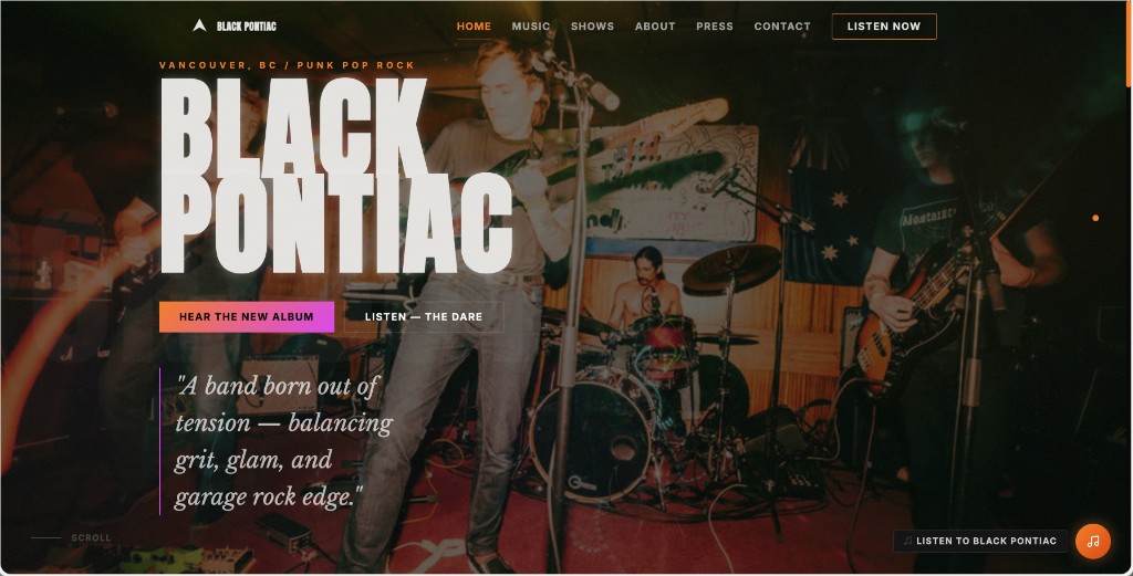 Black Pontiac preview